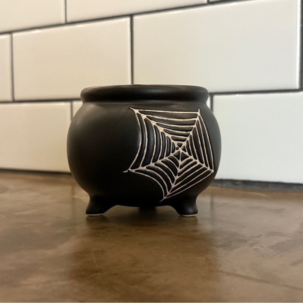 BOGO Spirtz Black Cauldron mug with Web Design